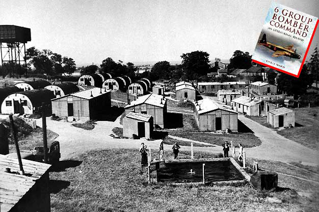 Quonset huts set up at the RCAF airbase Skipton on Swale