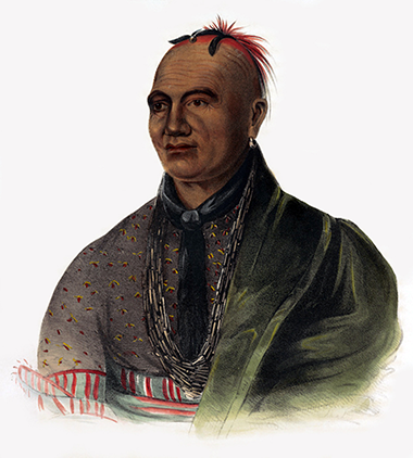 Joseph Brant by Charles Bird King. Source Wikipedia